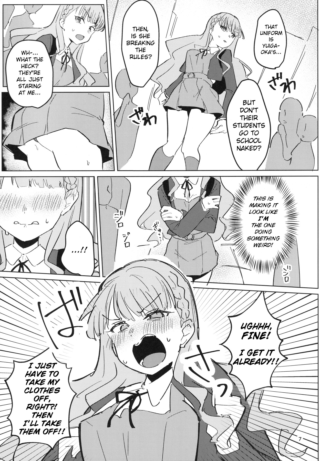 Hentai Manga Comic-Going to School Naked is the Standard-Read-8